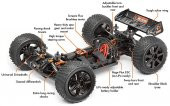 HPI 107018 RTR Trophy Truggy Flux 1/8 EP Brushless - 4