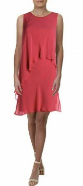 NWT LAUREN RALPH LAUREN KADIN STARFRUIT ELBİSE - 1