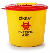 FLOSOFT TIBBİ ATIK ÇÖP KOVASI 10 LT FT664 - 1