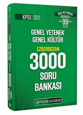 Pegem Akademi KPSS 2021 Ezberbozan 3000 Soru Bankası - 1