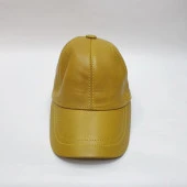 Camel Renk Deri Unisex Şapka thumbnail 11