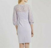 Ralph Lauren Marka Claire Dantel Puf Kol Elbise - 2