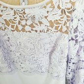 Ralph Lauren Marka Claire Dantel Puf Kol Elbise - 4