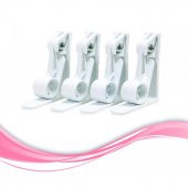 4 Adet Pratik Yaylı Masa Örtüsü Tutucu Sabitleyici Mandal Aparatı - 1