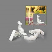 4 Adet Pratik Yaylı Masa Örtüsü Tutucu Sabitleyici Mandal Aparatı - 4