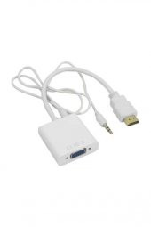 HDMI TO VGA SES AKTARIM DAHİL - HDMI TO VGA ÇEVİRİCİ DÖNÜŞTÜRÜCÜ - 1