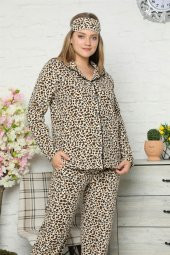Akbeniz Welsoft Polar Önden Düğmeli Kadın Pijama Takımı 8081 - 1