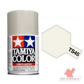 TAMIYA TAM85045  TS-45 Pearl White (İnci Beyazı) Enamel Sprey Boya 100 ml Enamel Sprey Boya - 1
