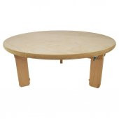 1-2 Kişilik Ahşap Katlanır Ayaklı Yer Sofrası 38cm - 1