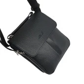 Siyah Renk Deri Erkek El ve Omuz Çantası - 2