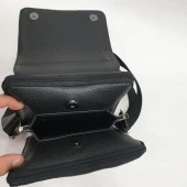 Siyah Renk Deri Erkek El ve Omuz Çantası - 10