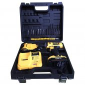 Bauer Power Tools 32 Volt 5.0 Amper Darbeli Çift Akülü 20 Parça Uc Setili Şarjlı Vidalama Matkap - 1