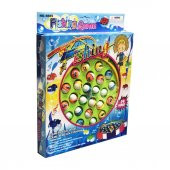 Pilli Balık Tutma Yakalama Müzikli 24 Balıklı 5 Oltalı Oyun Seti - 2