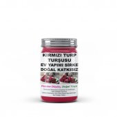 Kırmızı Turp Turşusu Sirke Ev Yapımı Katkısız 800Gr - 1