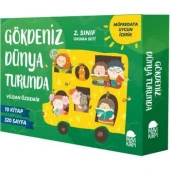 Mavi Kirpi 2. Sınıf Gökdeniz Dünya Turunda Okuma Seti 10 Kitap - 1