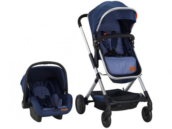 Baby2go 2035 Calme Travel Sistem Bebek Arabası Gri - 1