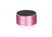 SES BOMBASI SPEAKER MIKADO MD-X7BT PEMBE USB+SD MINI SPEAKER - 1