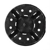 SİYAH BİTKİ ÇİÇEK ÜRETİM SAKSISI 1 LT(20 ADET SET) 125mmx105mm SERT PLASTİK SAKSI - 2