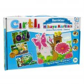 Cırtlı Hikaye Kartları Renkler - 1