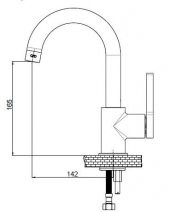 GİLDO TEK GÖVDE LAVABO BATARYASI - 3