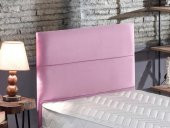 Niron Pinky Tek Kişilik Yatak Seti - Pembe Kumaş Baza, Başlık ve Yatak Takımı - 4