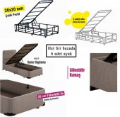 Luna Baza Başlık Yatak Takımı - 140x190 cm Çift Kişilik Ortopedik Yatak Seti Sağlamlaştırılmış Baza - 5