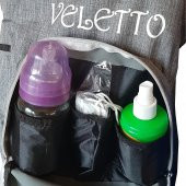 Veletto Su Geçirmez 10 Bölmeli Anne Bebek Bakım Çantası - 9