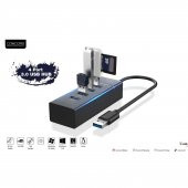 ÇOKLAYICI CONCORD USB C-848 4 PORT 3.0 HUB - 1