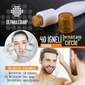 40 İĞNE DERMASTAMP CIRCLE DERMASTAMP-ÖZEL MİNİ BAŞLIK TEMİZLEME ÜRÜNÜ HEDİYELİ! - 2