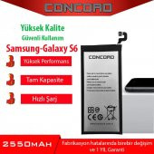 Samsung Galaxy S6 Batarya Pil 2550 mAh G920 C-1029S6 - 3