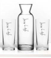 Gazi Mustafa Kemal İmzalı Rakı Karaf Seti - 1