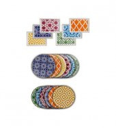 Porland Morocco 18 Parça 6 Kişilik İkram ve Kahvaltı Takımı - 1