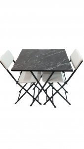 Mutfak Katlanır Masa Sandalye Takımı Sadeceonda -70 cm - 1