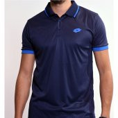 Lotto Erkek T-Shirt Lacivert - Polo Court Pl - N1730 - 1
