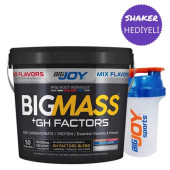 +3 Hediye Big Joy Big Mass +GH Factors 5000 Gr Gainer Karbonhidrat Tozu - 2