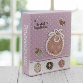 Bebek Fotoğraf Albümü 13x17cm Pembe Önlüklü - 1