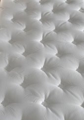 Niron Queen 100x200 cm Tek Kişilik Pedli Yatak Seti - Sütlü Kahve Kumaş Baza, Başlık ve Yatak Takımı - 5