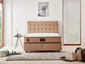 Niron Bamboo Yatak 160X200 Çift Kişilik Doğal Bambu Kumaş Tam Ortopedik Orta Sert Yaylı Yatak - 6