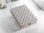 Niron Bamboo Yatak 160X200 Çift Kişilik Doğal Bambu Kumaş Tam Ortopedik Orta Sert Yaylı Yatak - 8