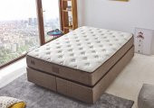 Organic Cotton Yatak 130x190 Çift Kişilik Doğal Pamuk Kumaşlı Ekstra Lüks Yumuşak Yatak 32 cm - 1
