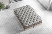 Organic Cotton Yatak 100x190 Tek Kişilik Doğal Pamuk Kumaşlı Ekstra Lüks Yumuşak Yatak 32 cm - 5