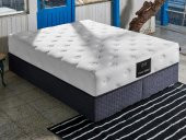 Visco Fusion Yatak 90x200 Tek Kişilik Paket Yaylı Visco Süngerli Yatak Extra Lüks Yumuşak Özel Tasarım - 1