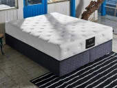 Visco Fusion Yatak 100x200 Tek Kişilik Paket Yaylı Visco Süngerli Yatak Extra Lüks Yumuşak Özel Tasarım - 1