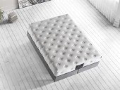 Visco Fusion Yatak 140x190 Çift Kişilik Paket Yaylı Visco Süngerli Yatak Extra Lüks Yumuşak Özel Tasarım - 5