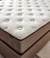 Organic Cotton Yatak 140x200 Çift Kişilik Doğal Pamuk Kumaşlı Ekstra Lüks Yumuşak Yatak 32 cm thumbnail 6