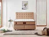 Niron Bamboo Yatak 150x200 Çift Kişilik Doğal Bambu Kumaş Tam Ortopedik Orta Sert Yaylı Yatak - 6
