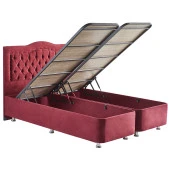 Niron Smart Yatak Baza Başlık Seti - 100x200 Tek Kişilik Full Ortopedik Yatak Baza ve Başlık Takımı thumbnail 6