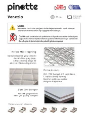 80x200 Tek Kişilik Tam Ortopedik Orta Sert Lüks Yatak Venezia - 3