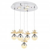 Eray Aydınlatma 9178-4+1+3R Krom Powerled 5 li Avize - 1