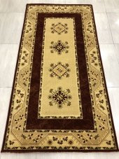 Saray Halı Klasik 1816 Krem 100x200 Kiremit Yolluk 2 Metre ! - 1